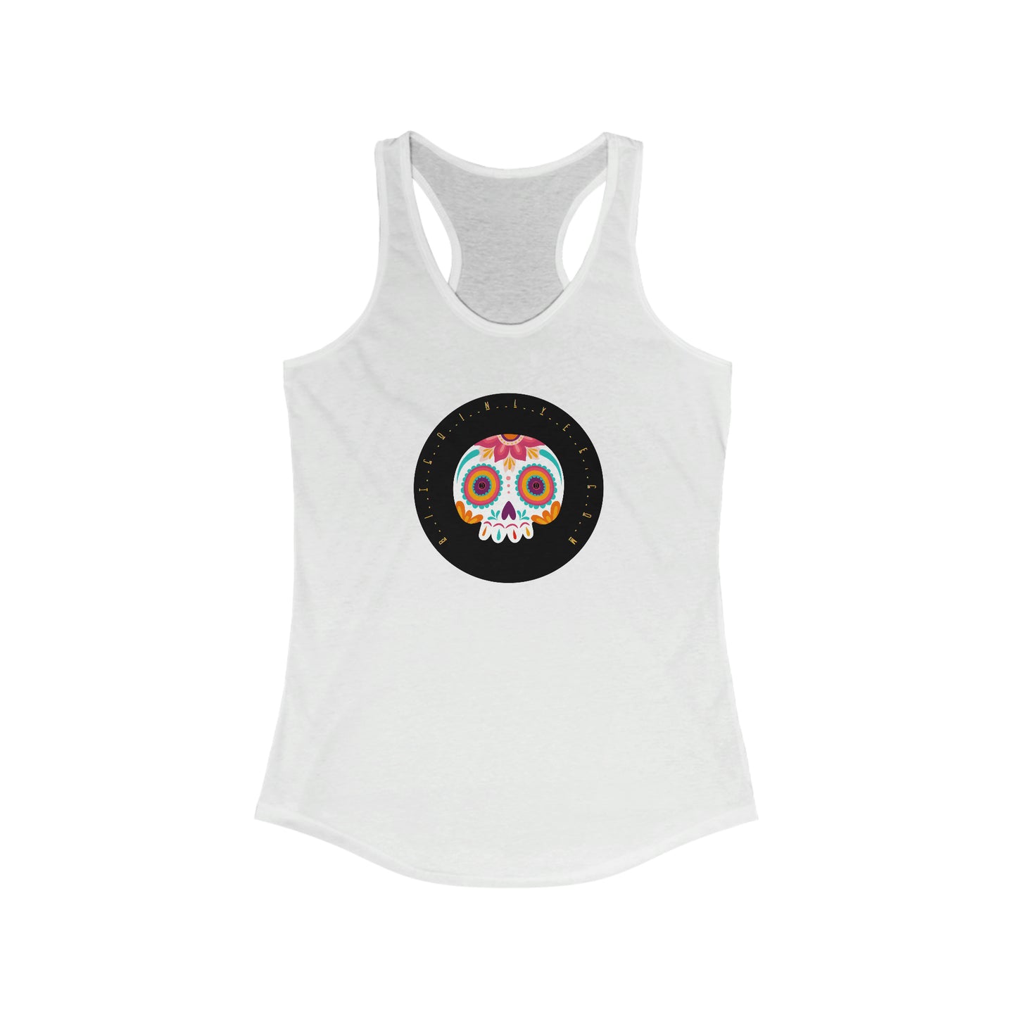 Día de los Muertos BTC Women's Racerback Tank, Dieciocho