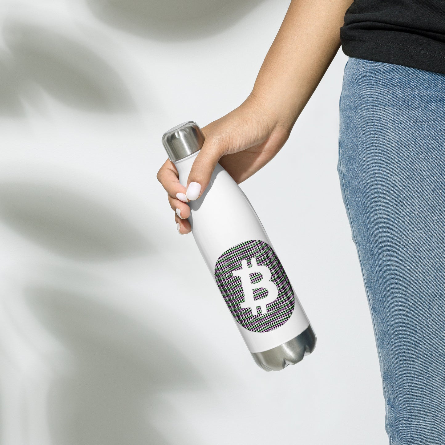 Stainless Steel Bitcoin Water Bottle BTC6