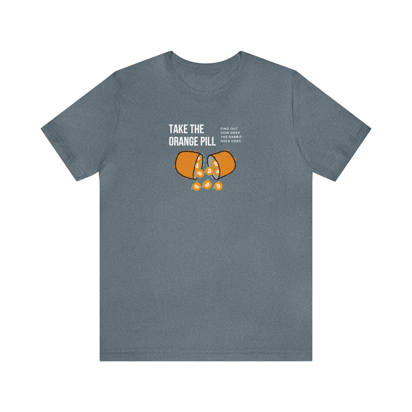 Rabbit Hole Orange Pill Tee