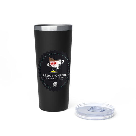 Proof-O-Perk Logo Vacuum Insulated Tumbler, 22oz