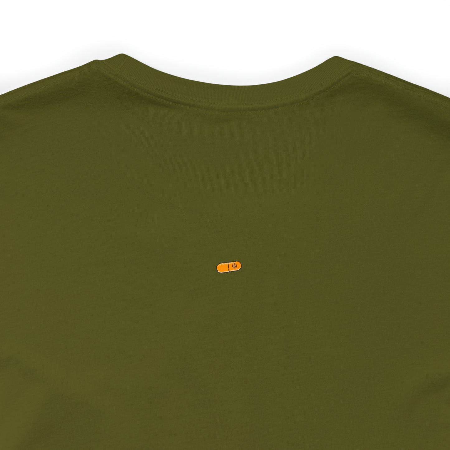 Lever Orange Pill Tee  -  Front+Back Print