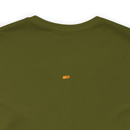 Lever Orange Pill Tee  -  Front+Back Print