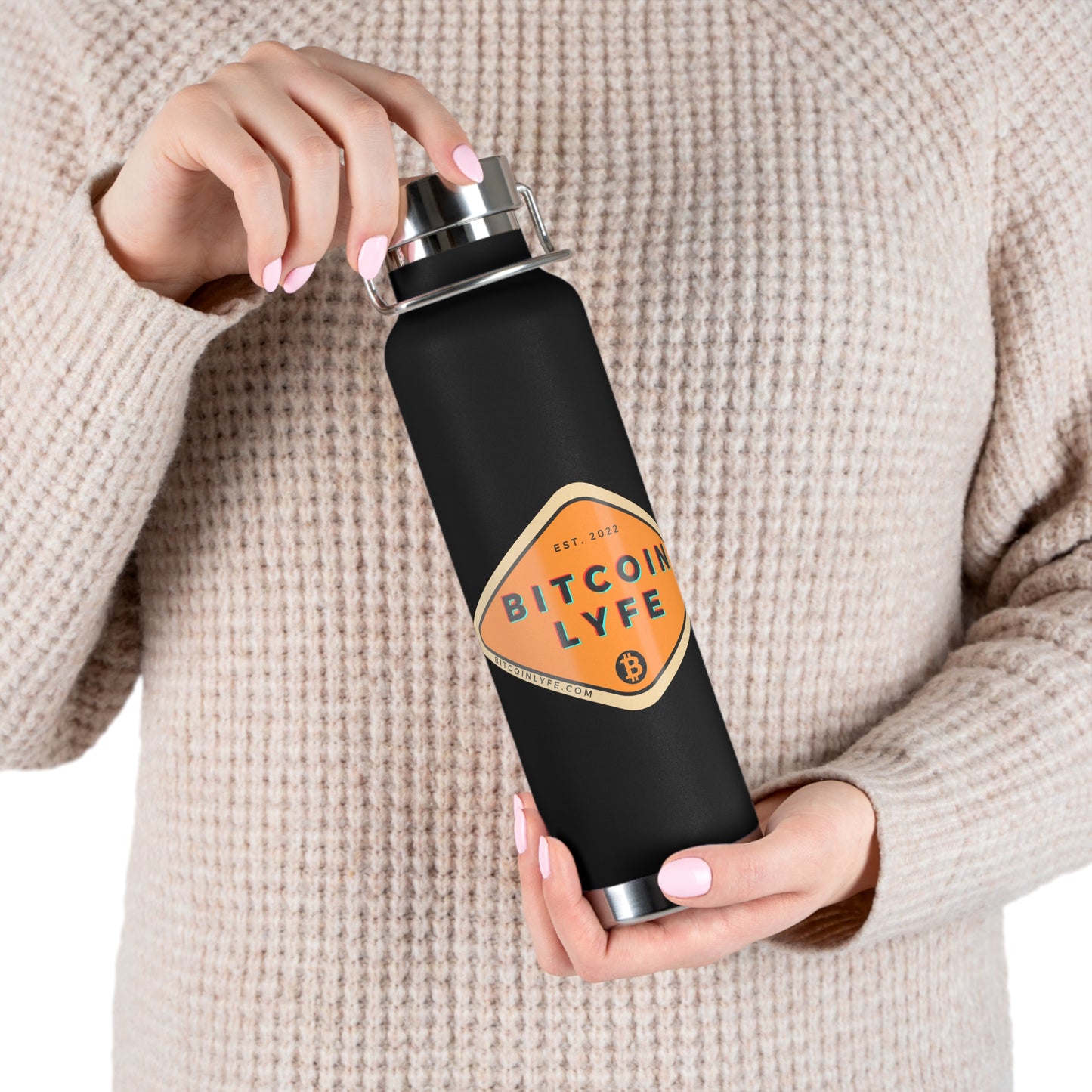 Bitcoin LYFE 22oz Vacuum Insulated Bottle