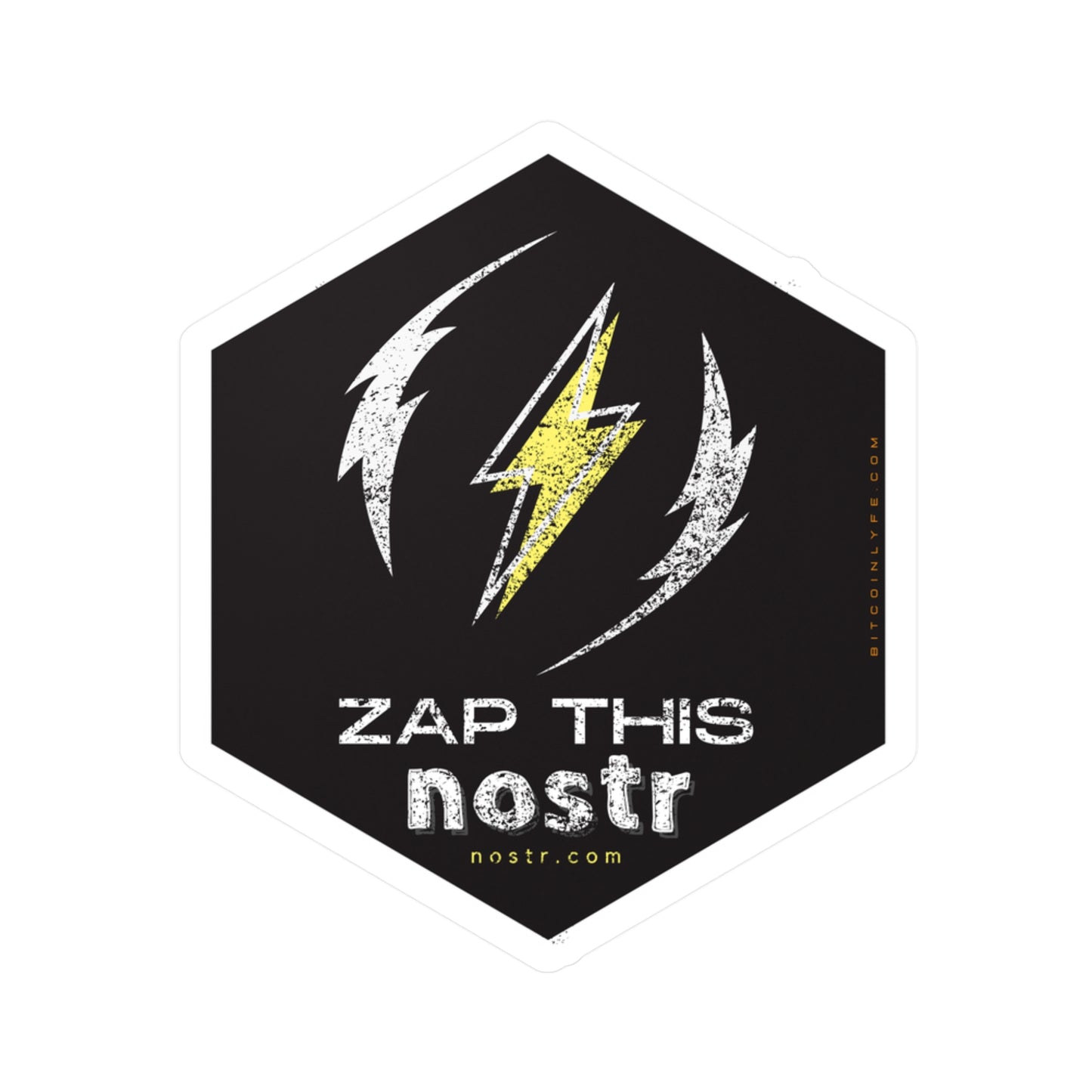 nostr Zap This, Vinyl Die-Cut Sticker