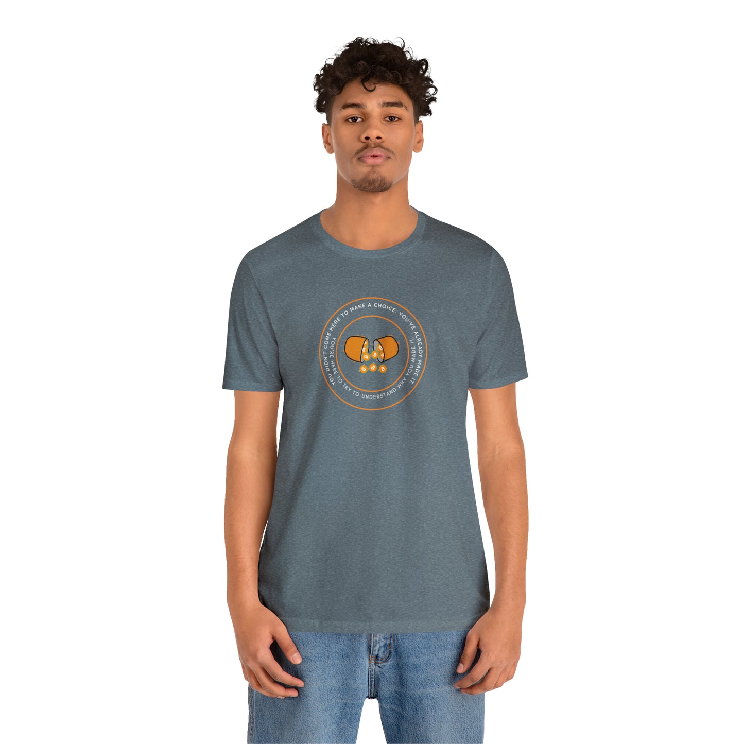 Already Here Orange Pill Tee