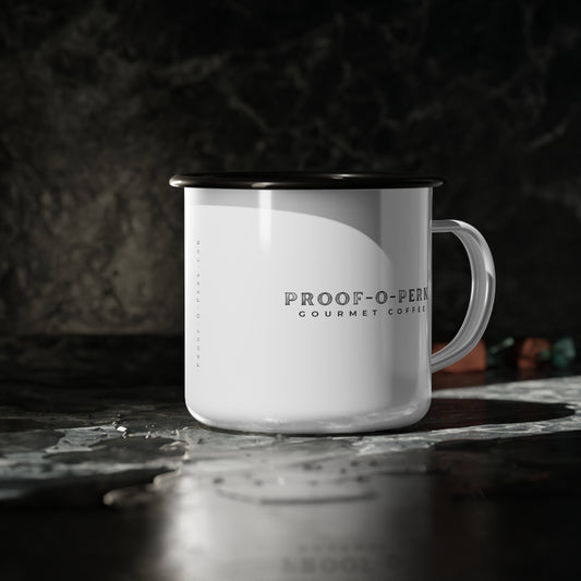 Proof-O-Perk Enameled Steel Mug