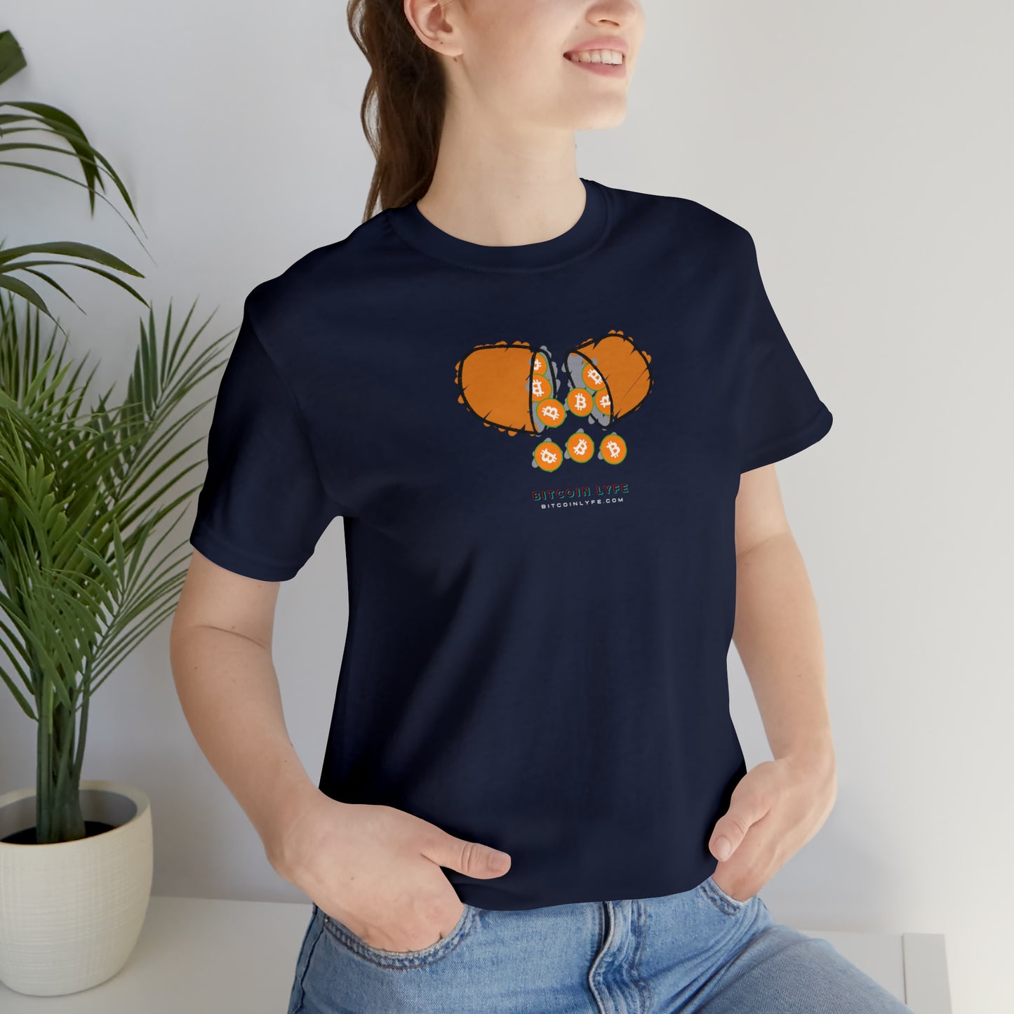 Bitcoin LYFE Orange Pill Tee