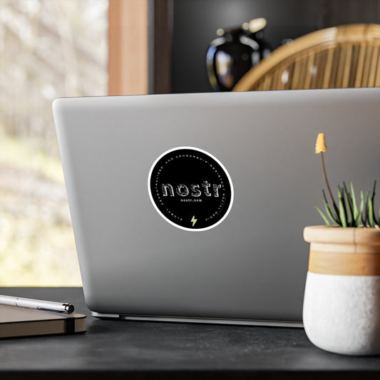 nostr...notes and stuff, Vinyl Die-Cut Sticker