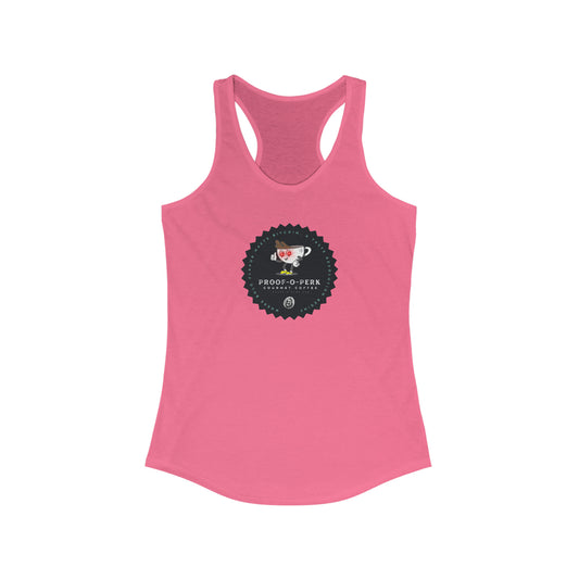 Proof-O-Work Logo Racerback Tank