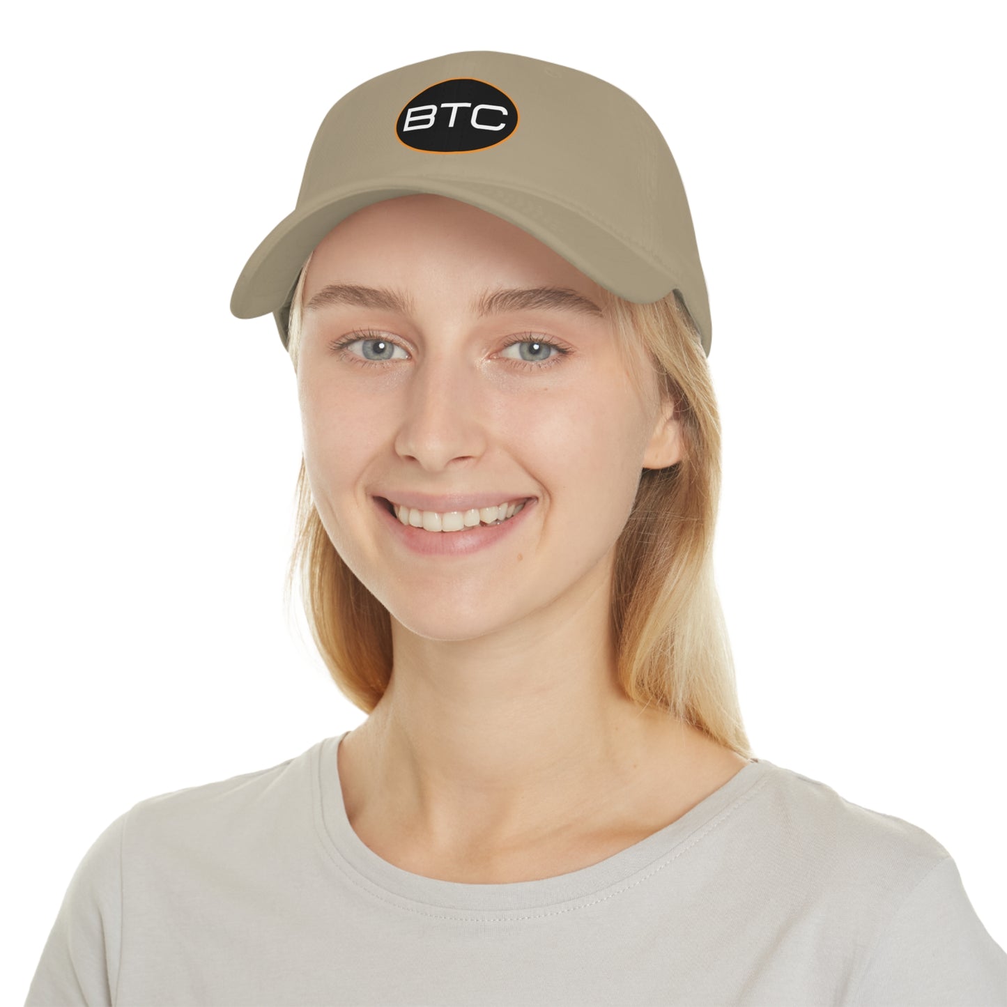 Bitcoin Oval #1 Low Profile Baseball Cap