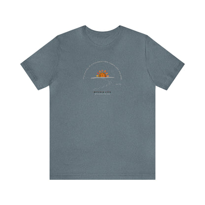 Steps Orange Pill Tee  -  Front+Back Print