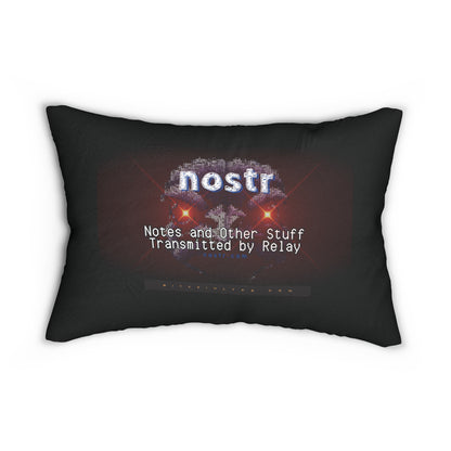 nostr Nostrich Matrix, Lumbar Pillow