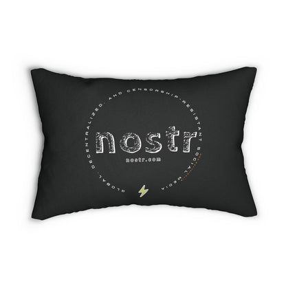 nostr...notes and stuff, Lumbar Pillow