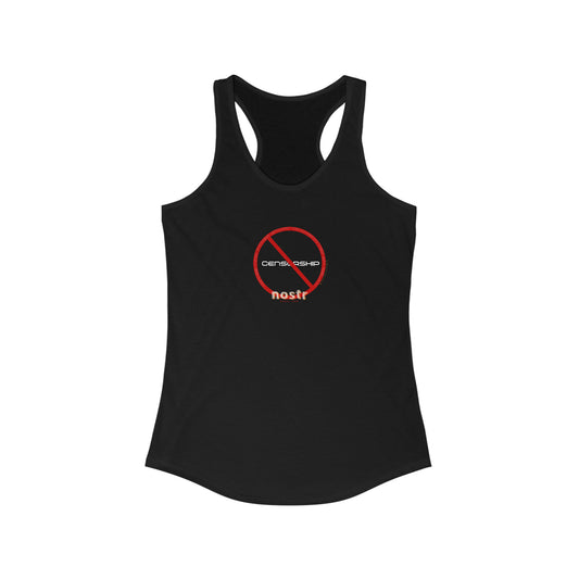 nostr Anti-Censorship, Racerback Tank