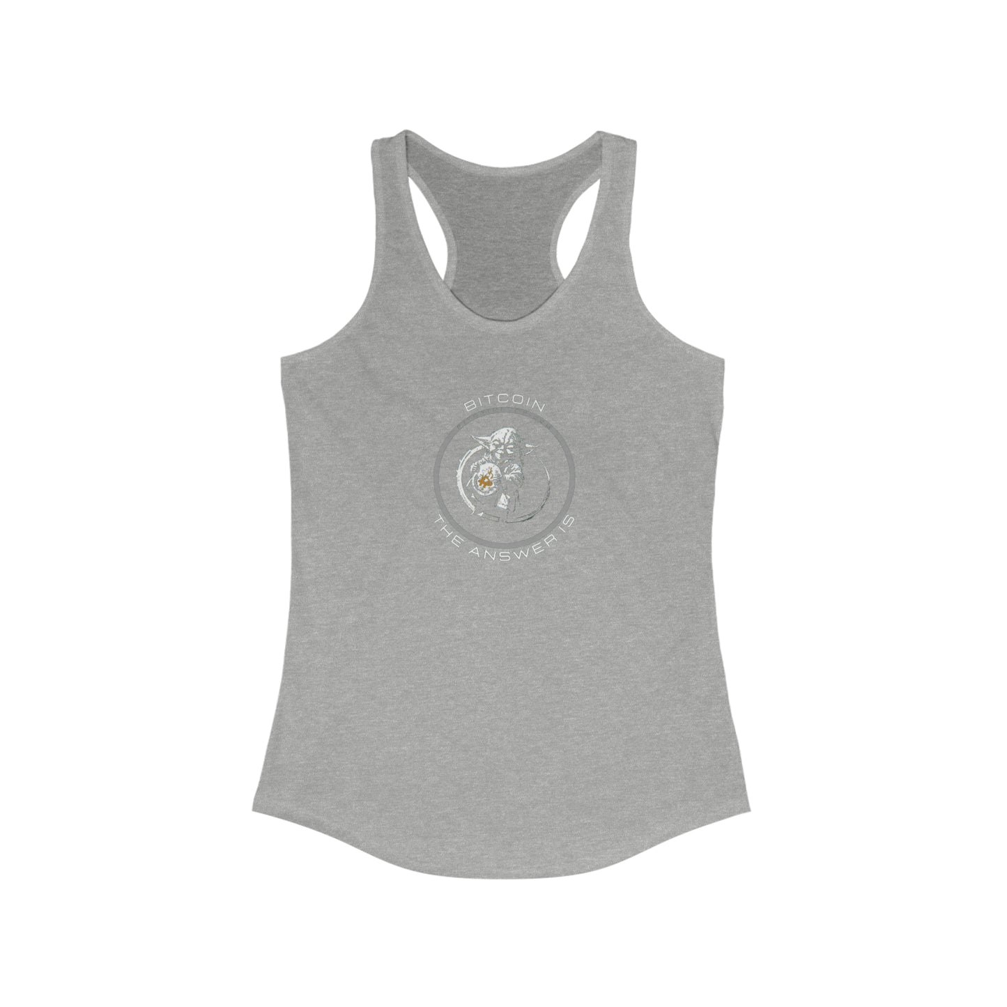 Bitcoin...The Answer Is Racerback Tank