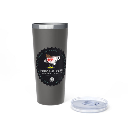 Proof-O-Perk Logo Vacuum Insulated Tumbler, 22oz