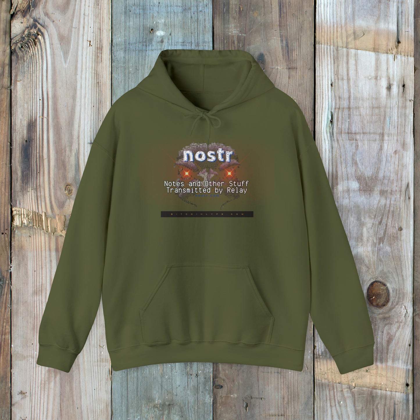 nostr Nostrich Matrix, Hoodie