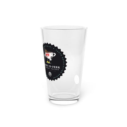 Proof-O-Perk Logo Pint Glass