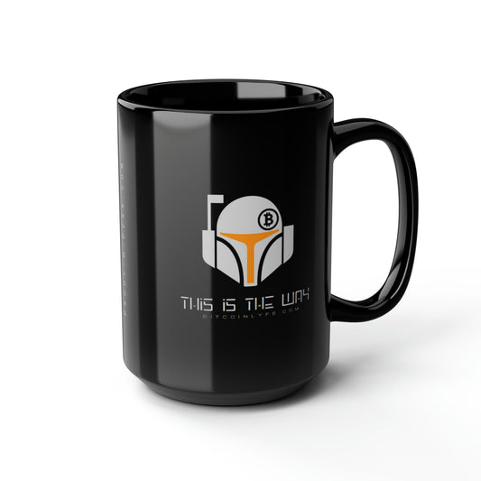 This is the Way Black Mug