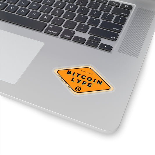 Bitcoin LYFE Die-Cut Stickers, 3"