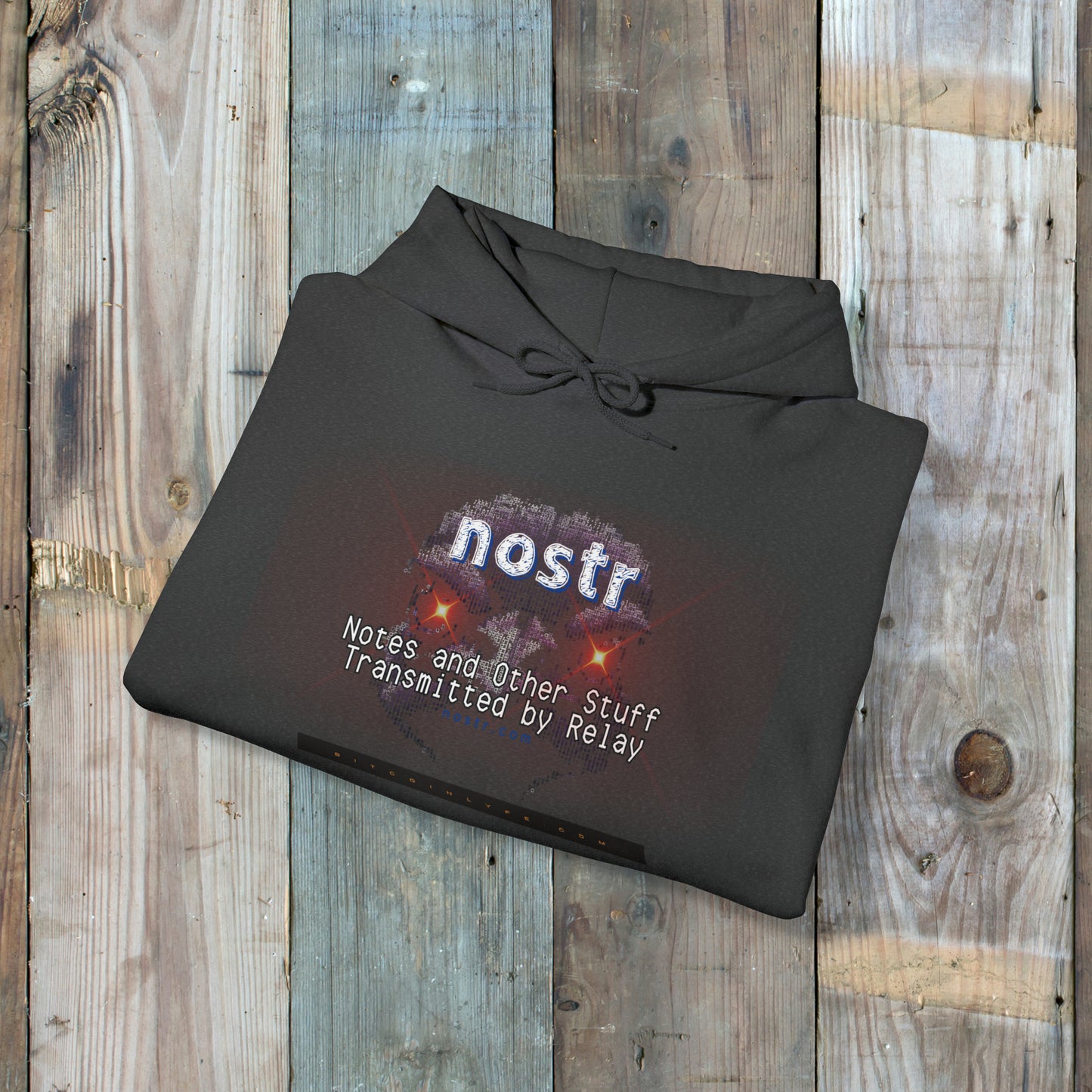 nostr Nostrich Matrix, Hoodie