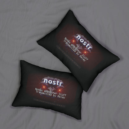 nostr Nostrich Matrix, Lumbar Pillow