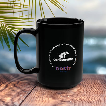 nostr Doggone Censorship, 15oz Mug