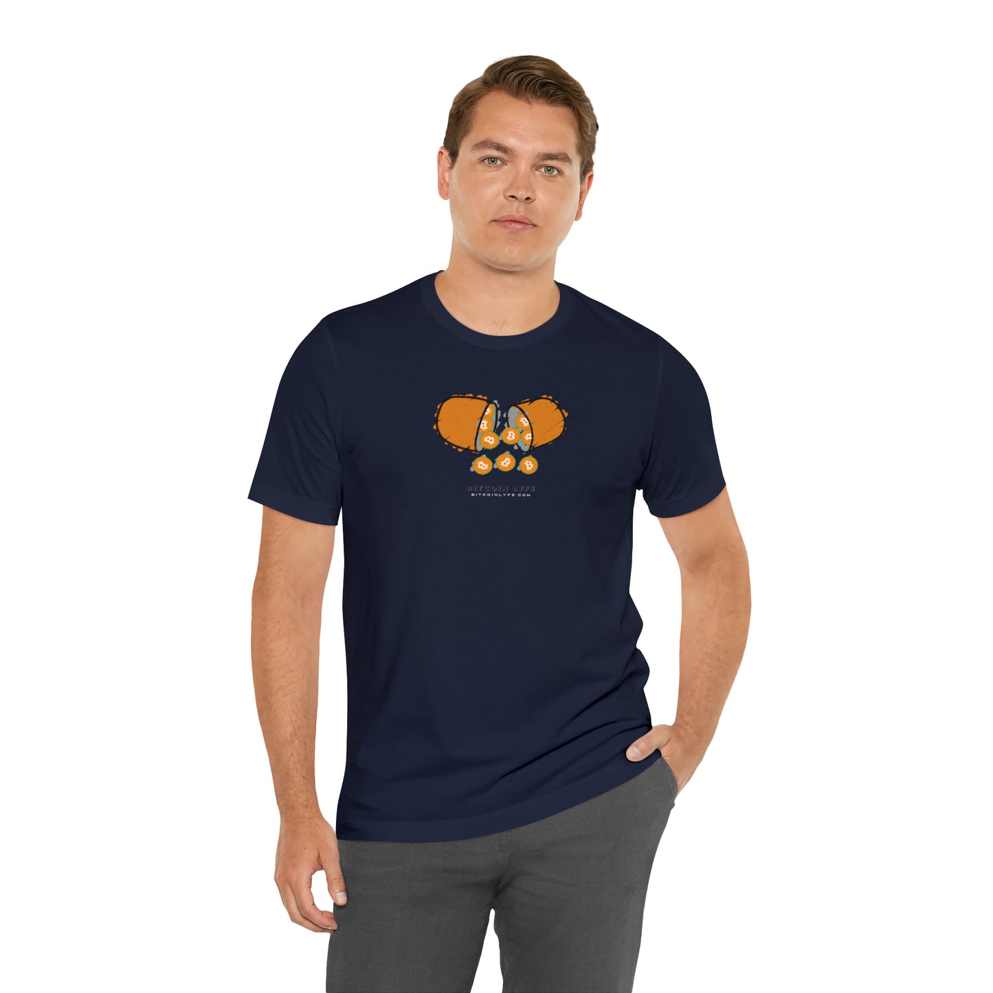 Bitcoin LYFE Orange Pill Tee