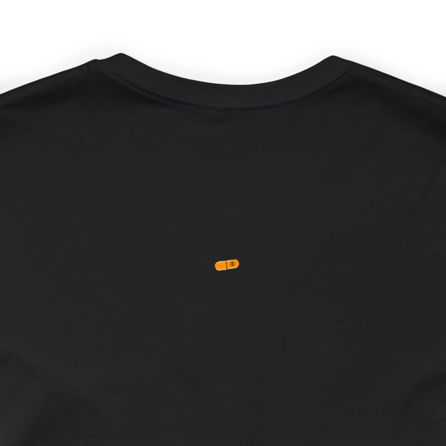 Think Orange Pill Tee  -  Front+Back Print