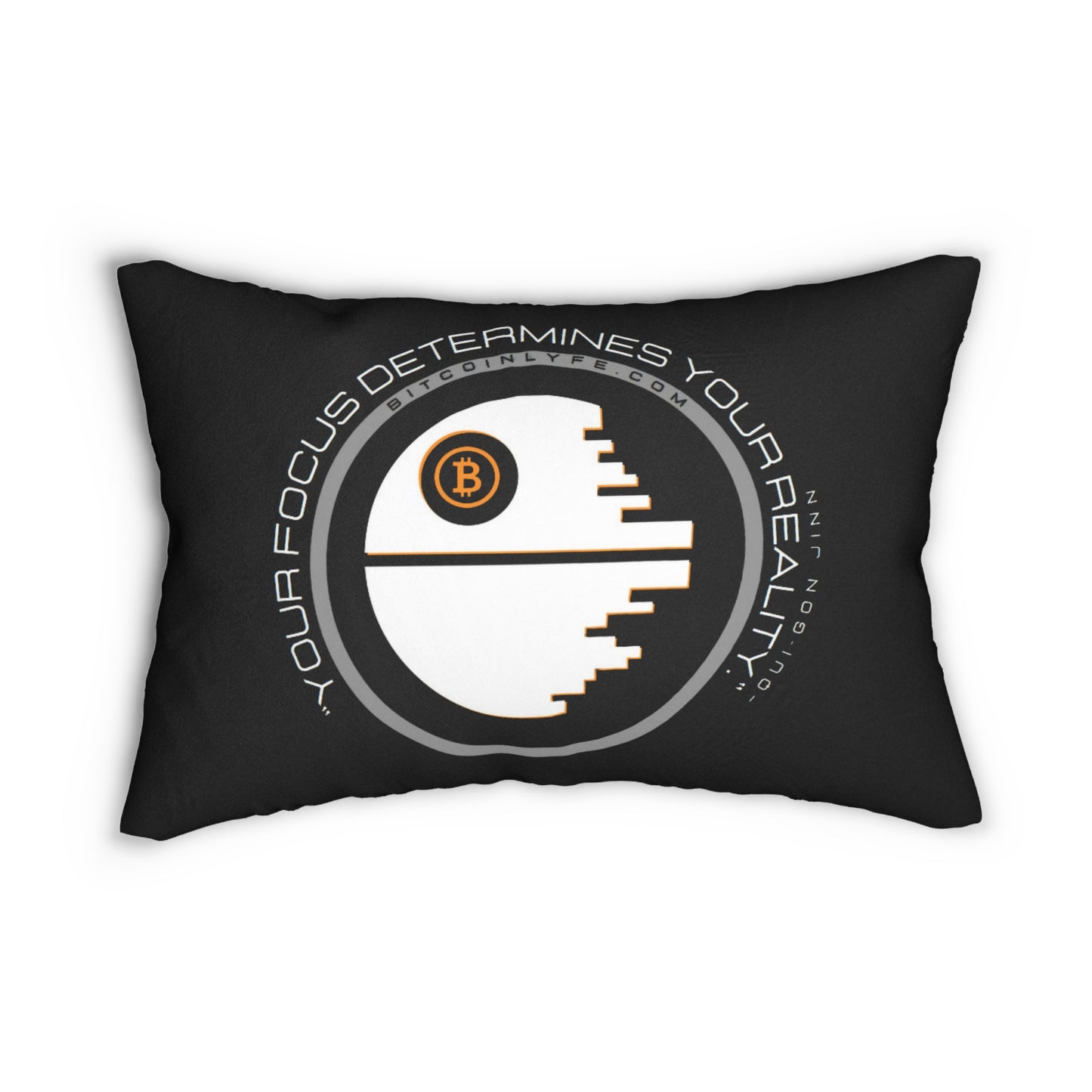 Focus Determines Reality Lumbar Pillow