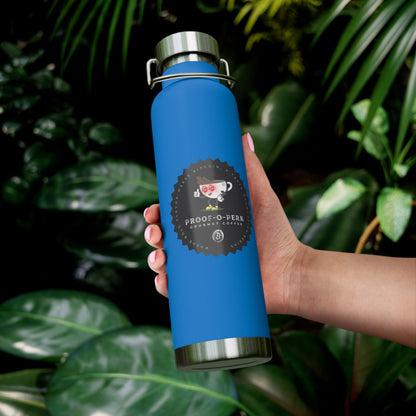 Proof-O-Perk Logo 22oz Vacuum Insulated Bottle