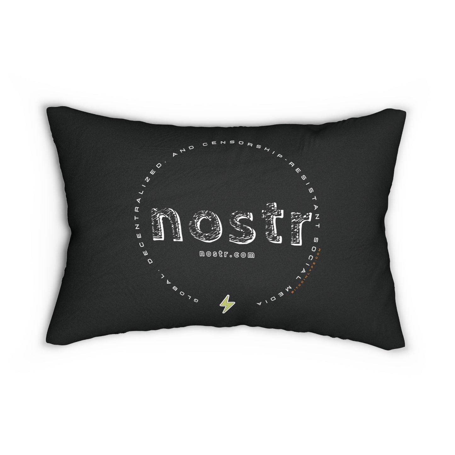 nostr...notes and stuff, Lumbar Pillow