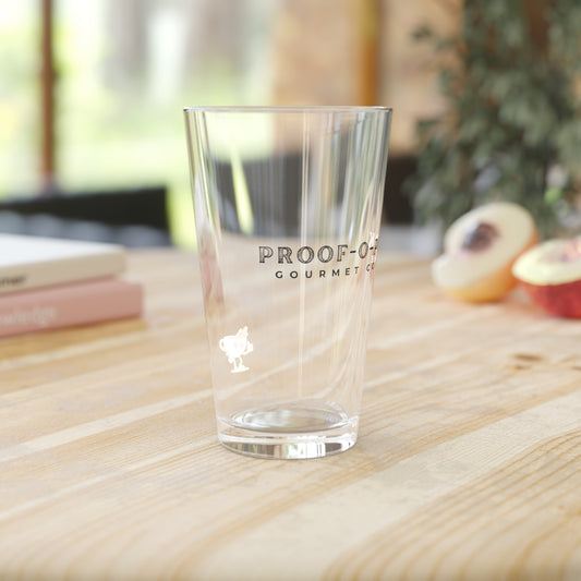 Proof-O-Perk Pint Glass