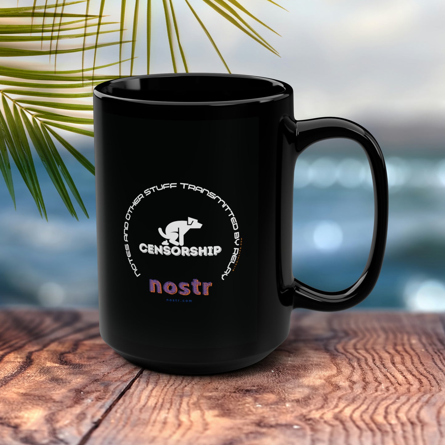 nostr Doggone Censorship, 15oz Mug