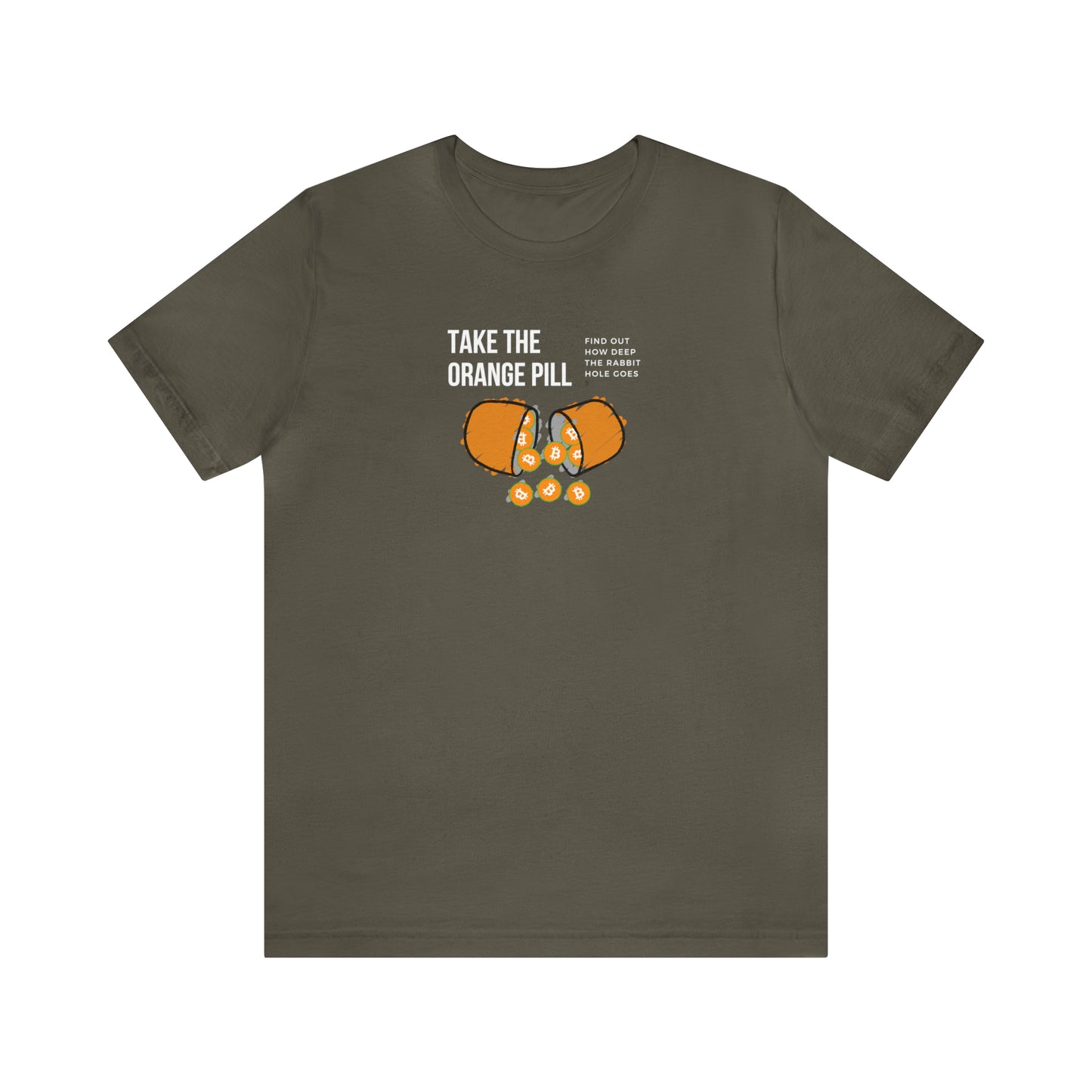 Rabbit Hole Orange Pill Tee