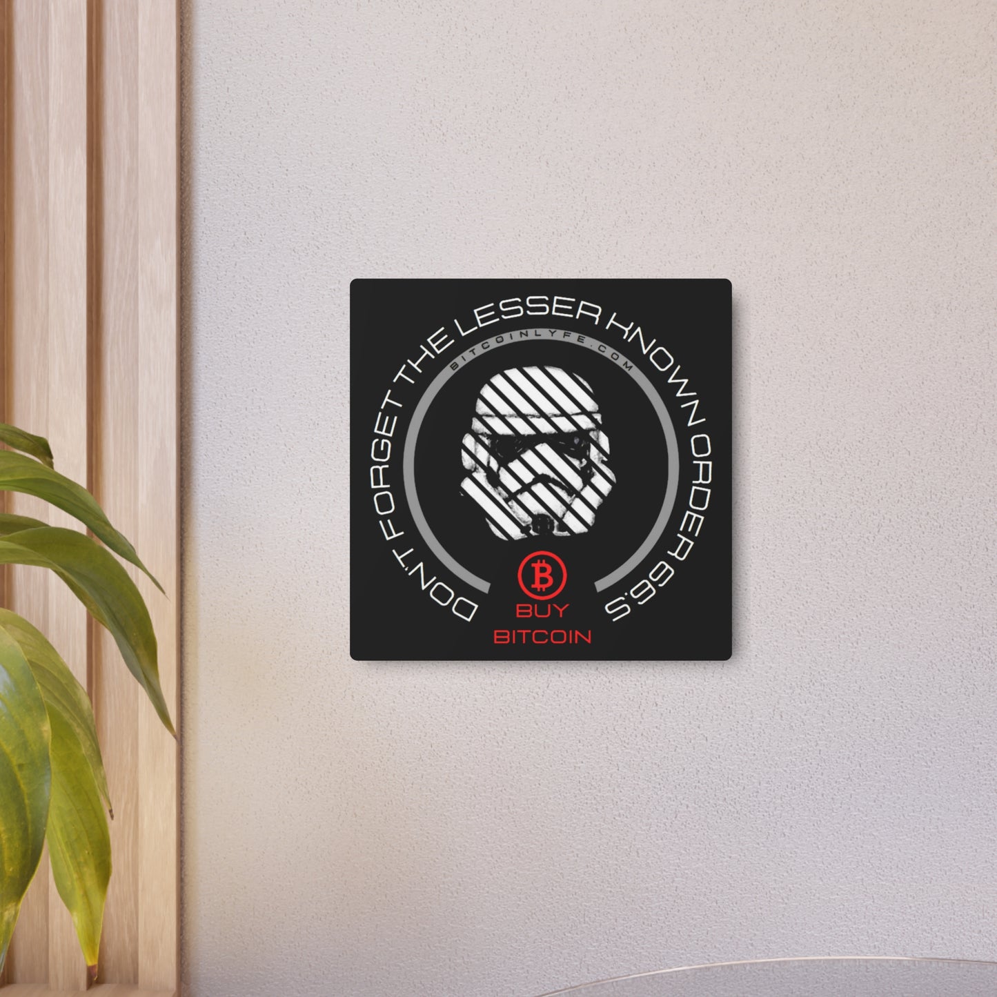 Order 66.5 Metal Art Sign