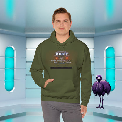 nostr Nostrich Matrix, Hoodie