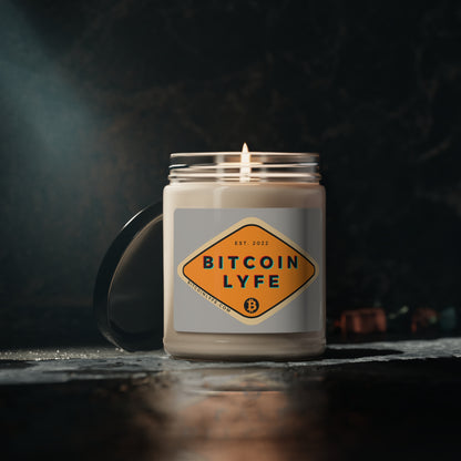 Bitcoin LYFE Scented Soy Candle, 9oz