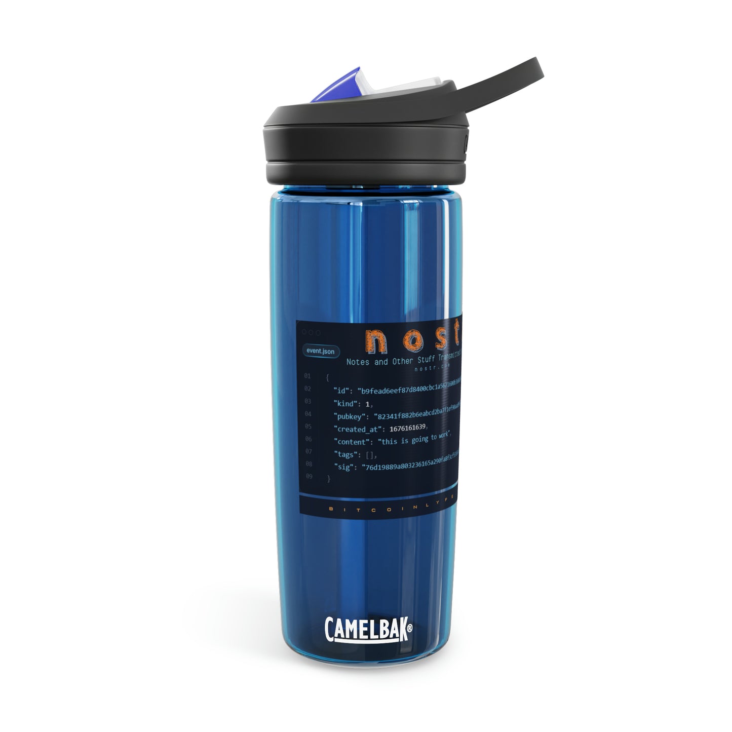 nostr is Going to Work, CamelBak Eddy® Water Bottle, 20oz\25oz