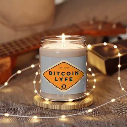 Bitcoin LYFE Scented Soy Candle, 9oz