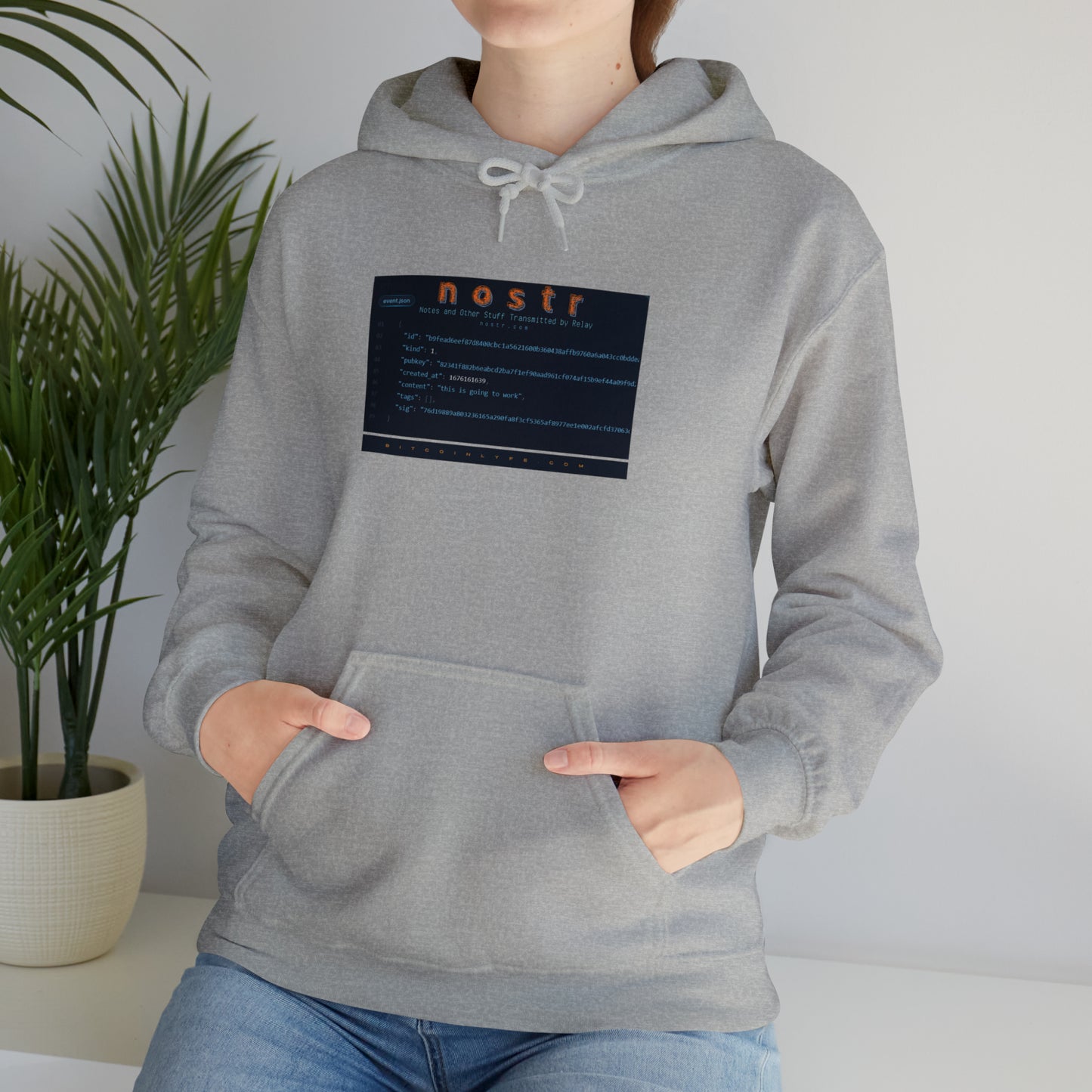 nostr is Going to Work, Hoodie