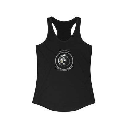 Bitcoin...The Answer Is Racerback Tank