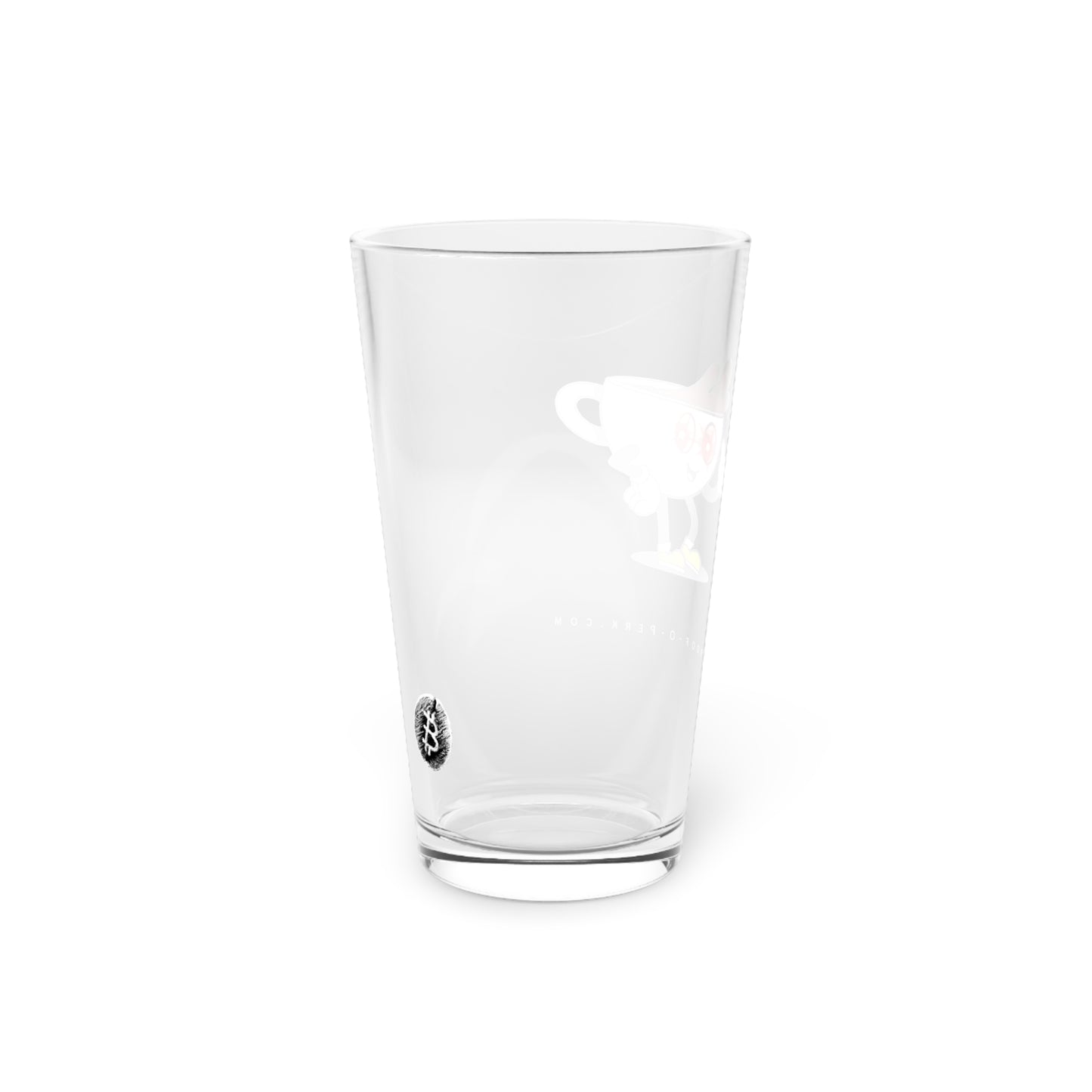 Proof-O-Perk "Bitty" Pint Glass