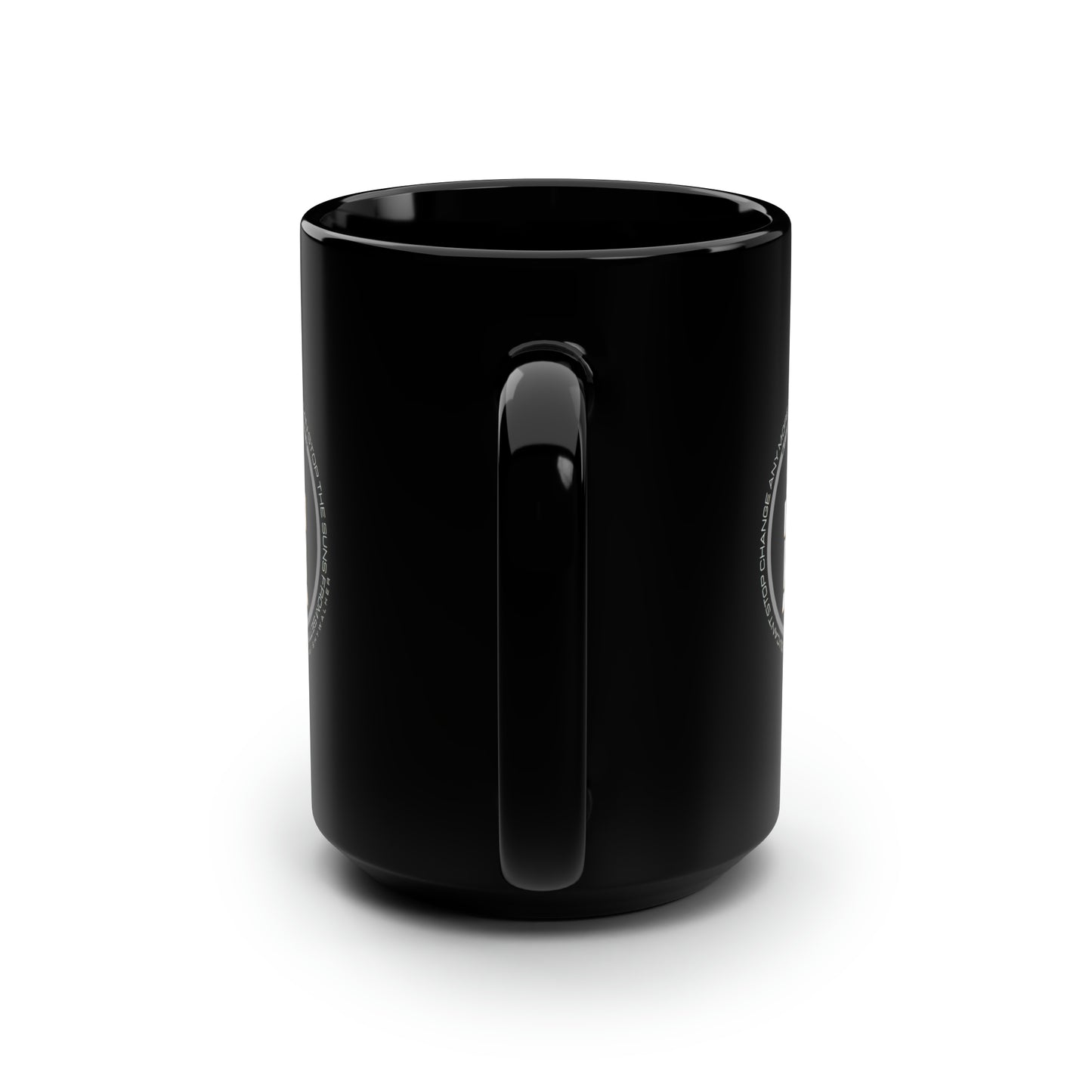 Can't Stop Change Black Mug