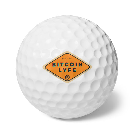 Bitcoin LYFE Golf Balls, 6pcs