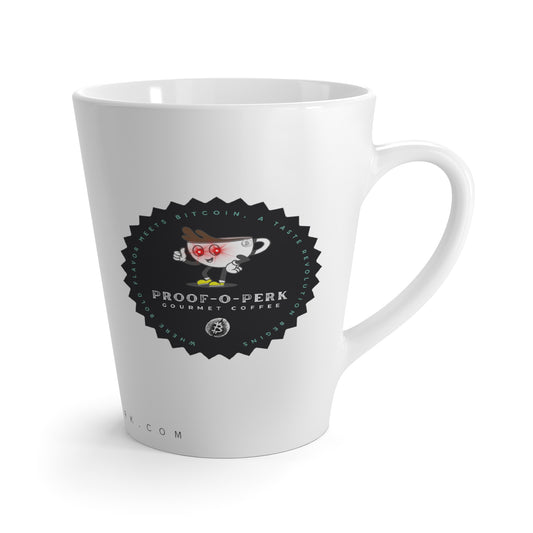 Proof-O-Perk Logo Latte Mug