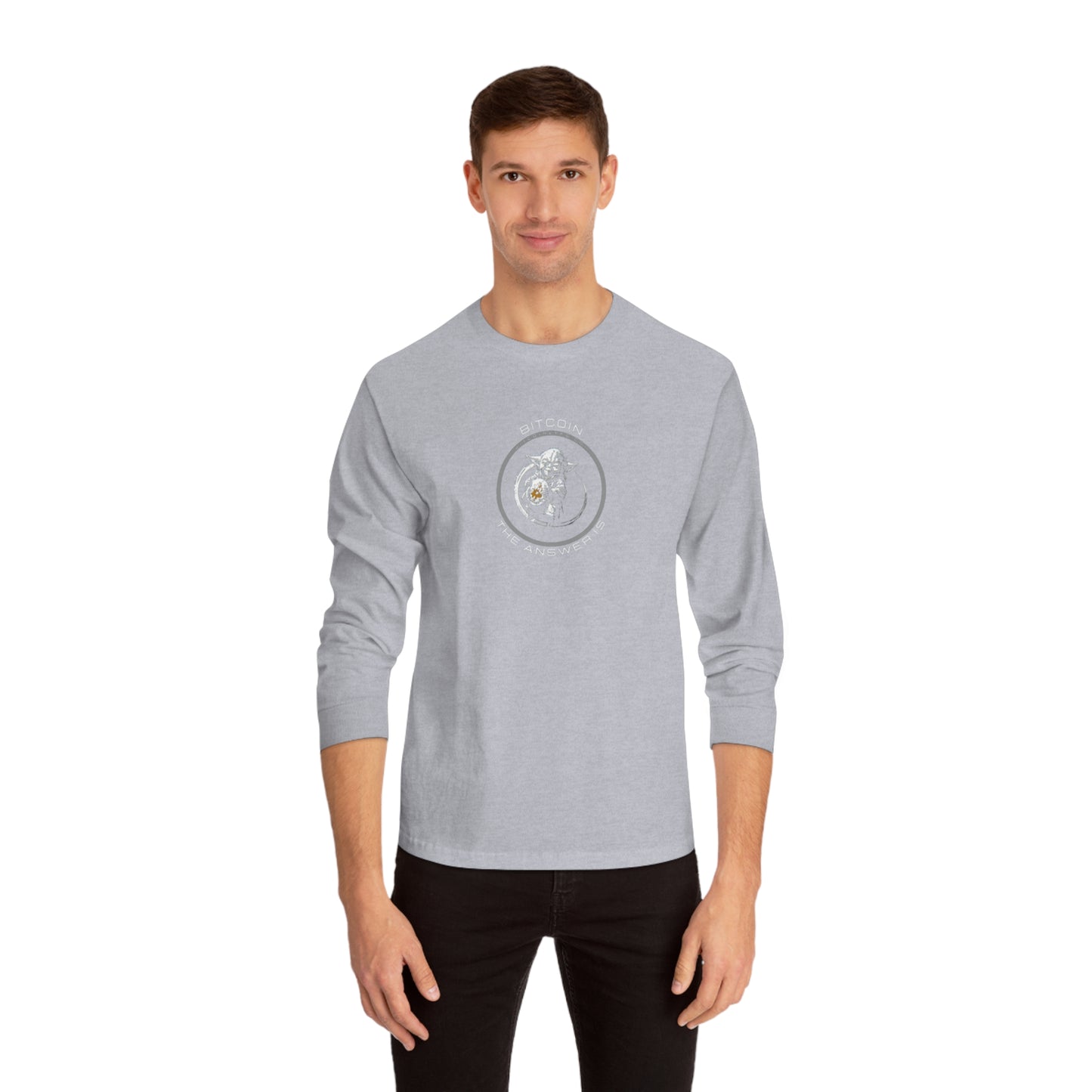 Bitcoin...The Answer Is Long Sleeve T-Shirt