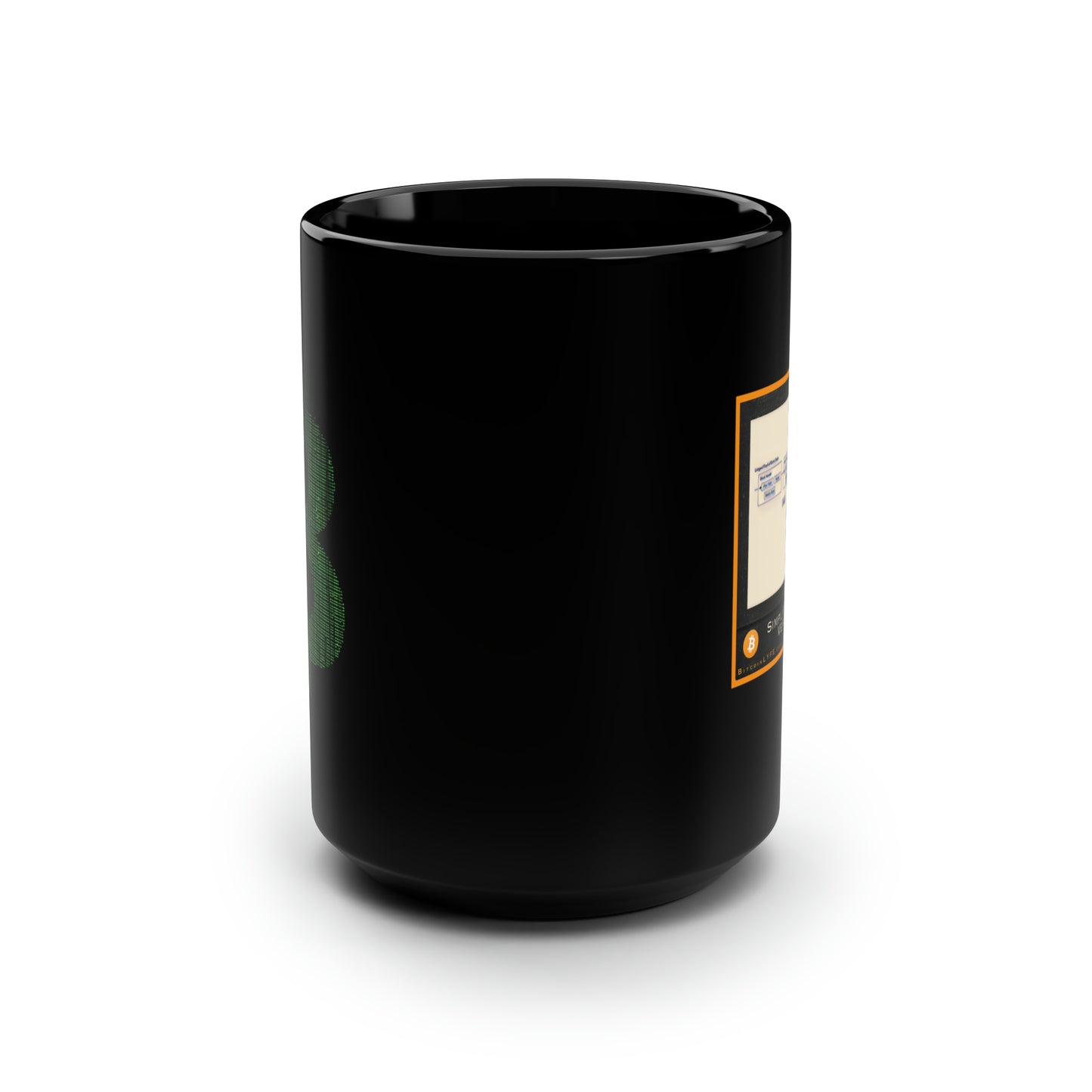 Bitcoin Whitepaper Figure Mug, Payment Verification