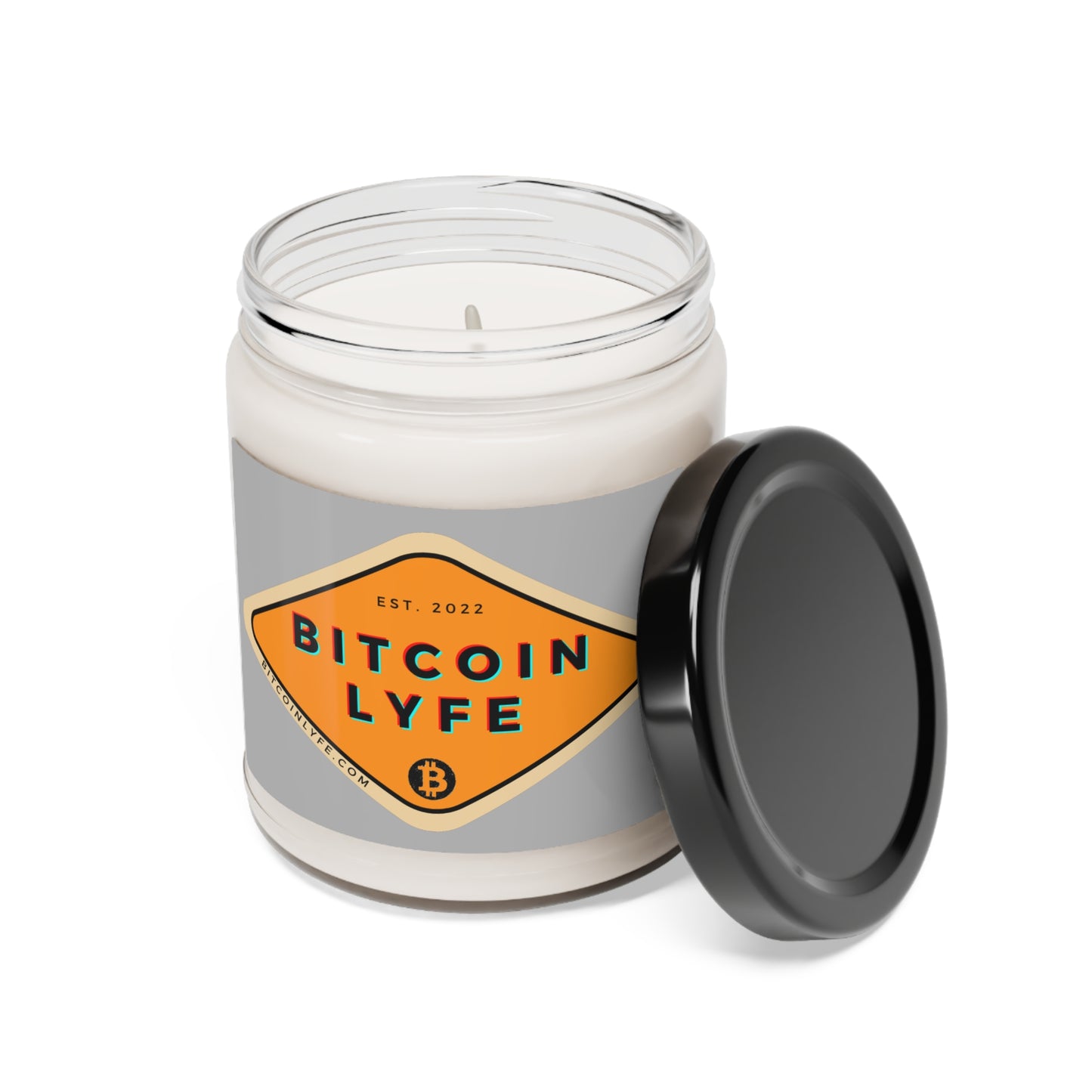 Bitcoin LYFE Scented Soy Candle, 9oz