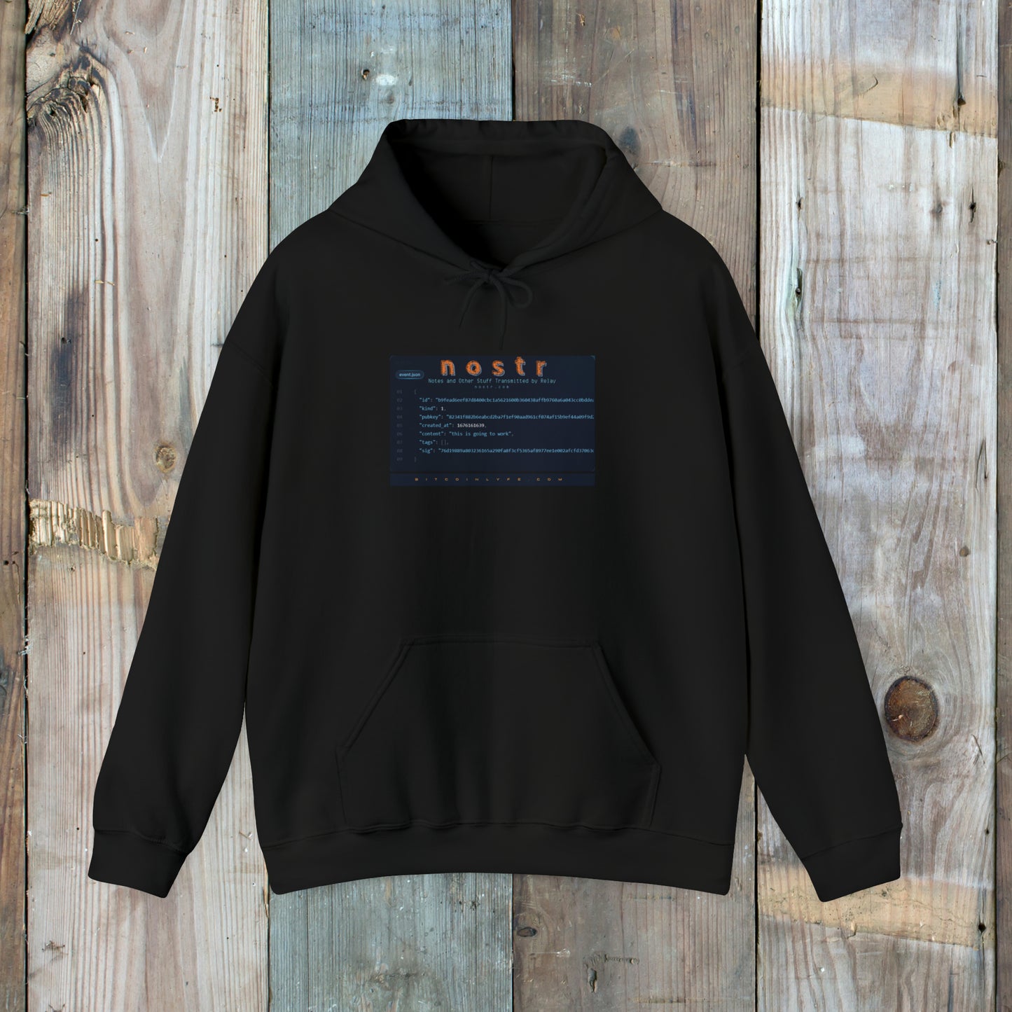 nostr is Going to Work, Hoodie